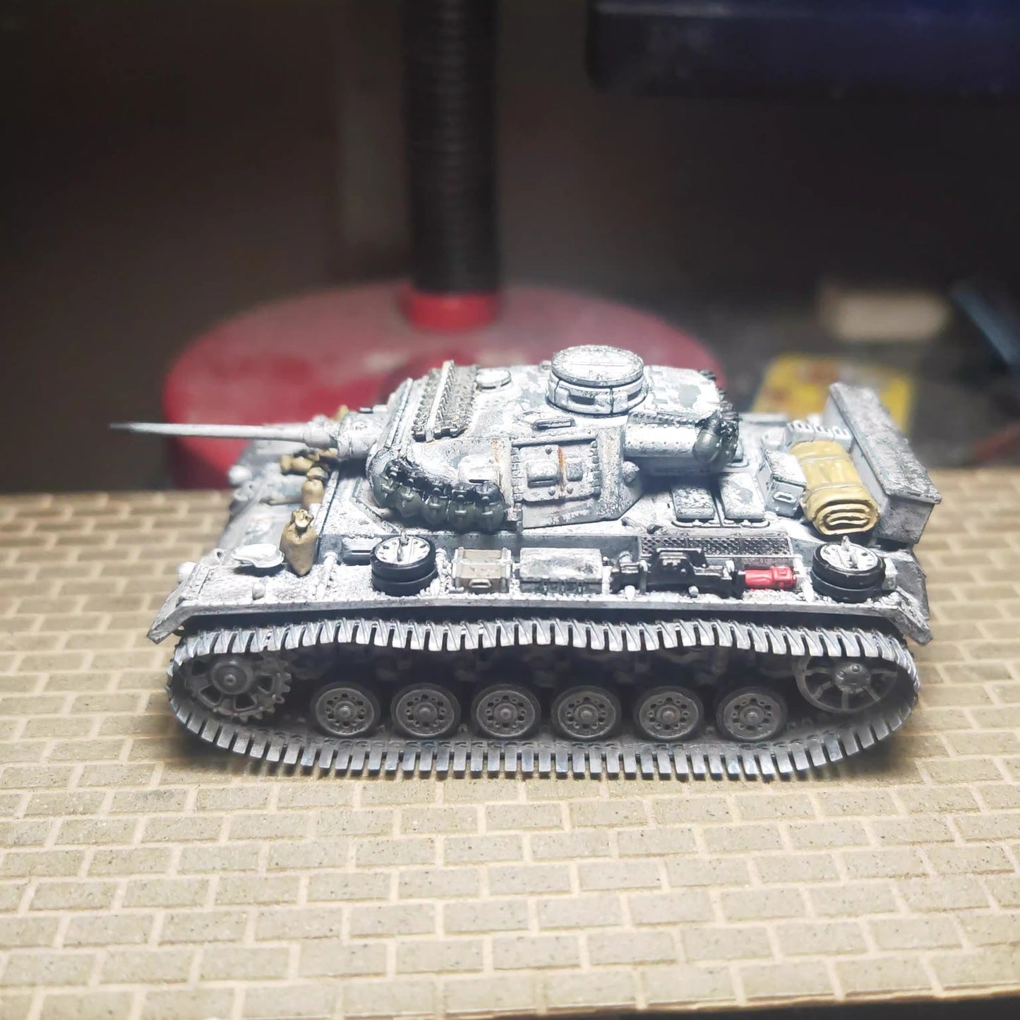 Homemade 1/72 German No.3 J Snow Edition Tank Finished Model Ornament Toys