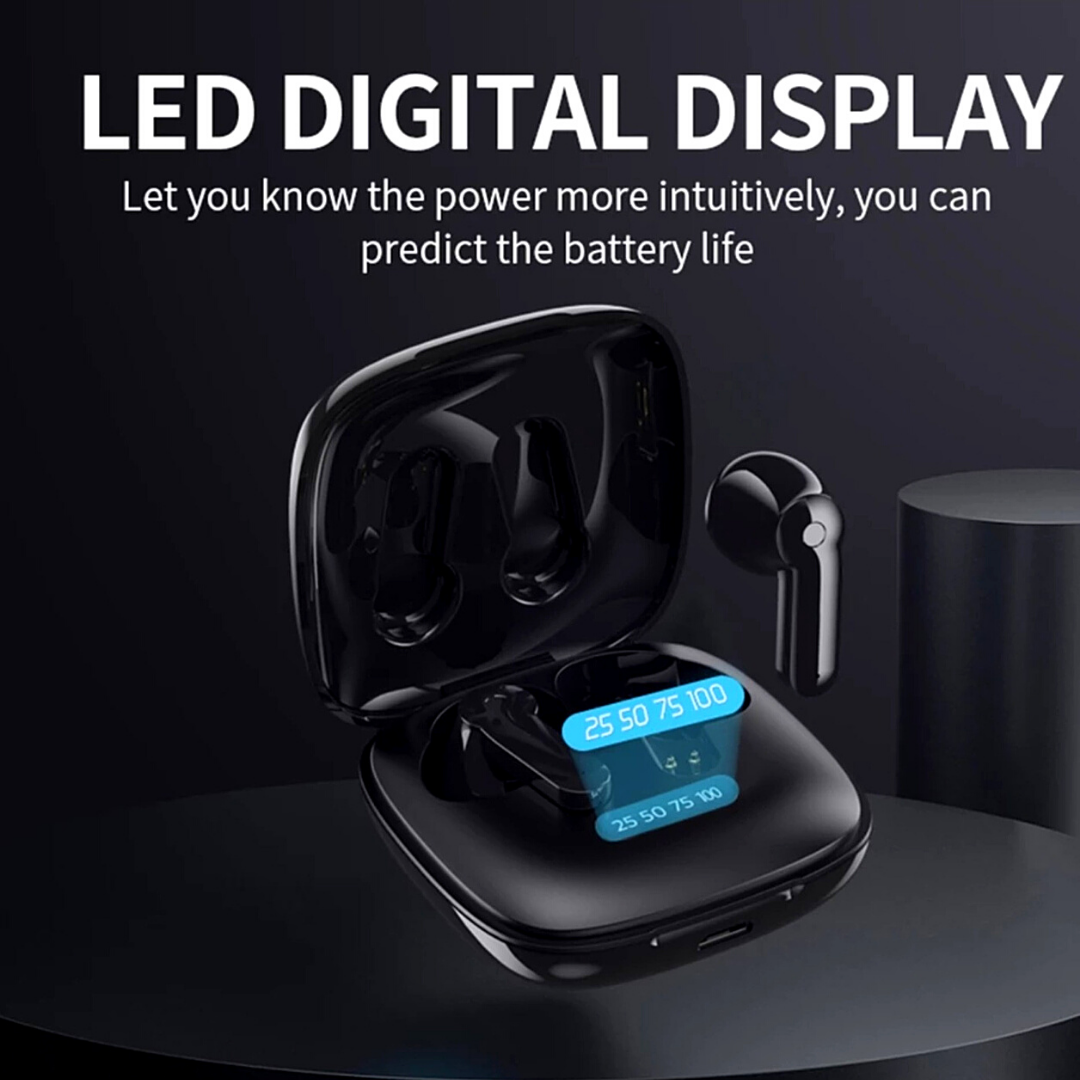 Bluetooth Earbuds Wireless Headphones LED Display Noise Cancelling Premium Sound