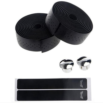 1 Pair Anti-slip Tape Bar Handle Bicycle Leather Handlebar Breathable Bandage