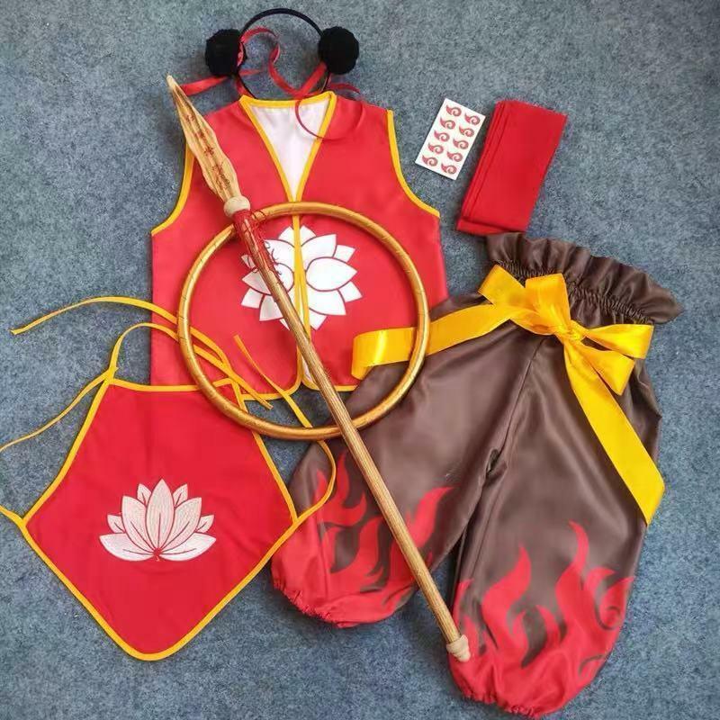 Children's Nezha Animation Costume Nezha Performance Suit