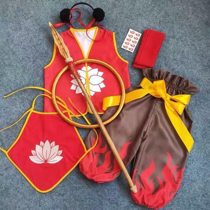 Children's Nezha Animation Costume Nezha Performance Suit