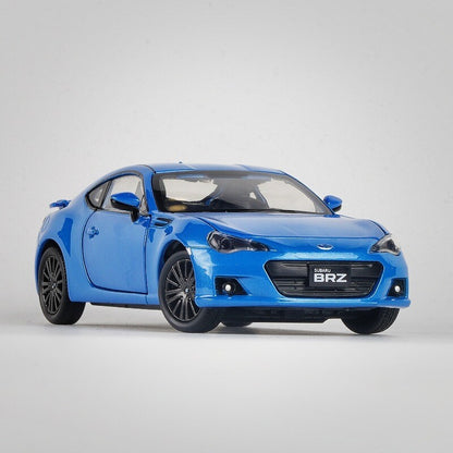 1:32 Diecast Subaru BRZ Metal Car Model Toy Door Open Light Gift For Kids