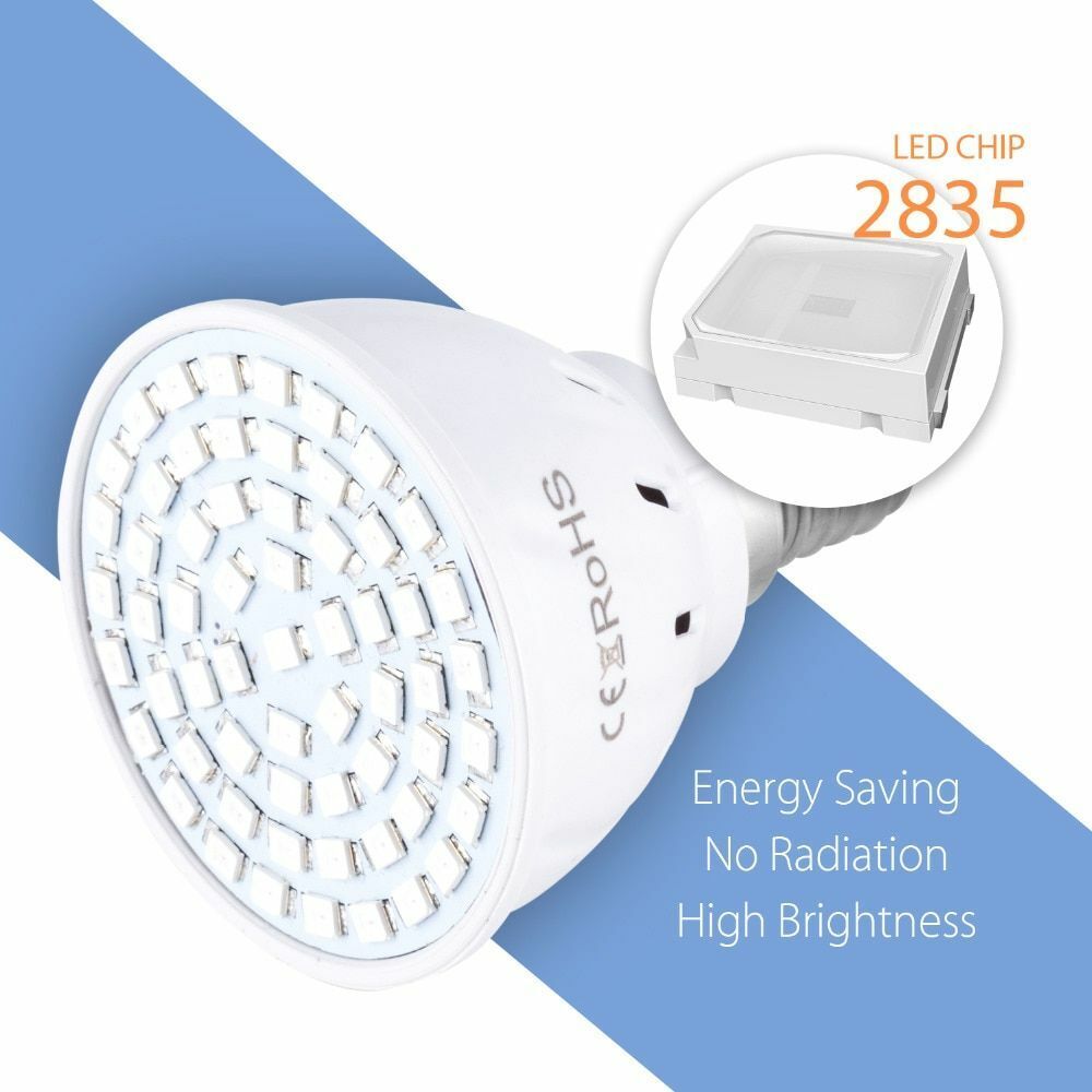 Growth Light Phyto LED B22 Hydroponic E27 Grow Bulb MR16 Full Spectrum 220V UV