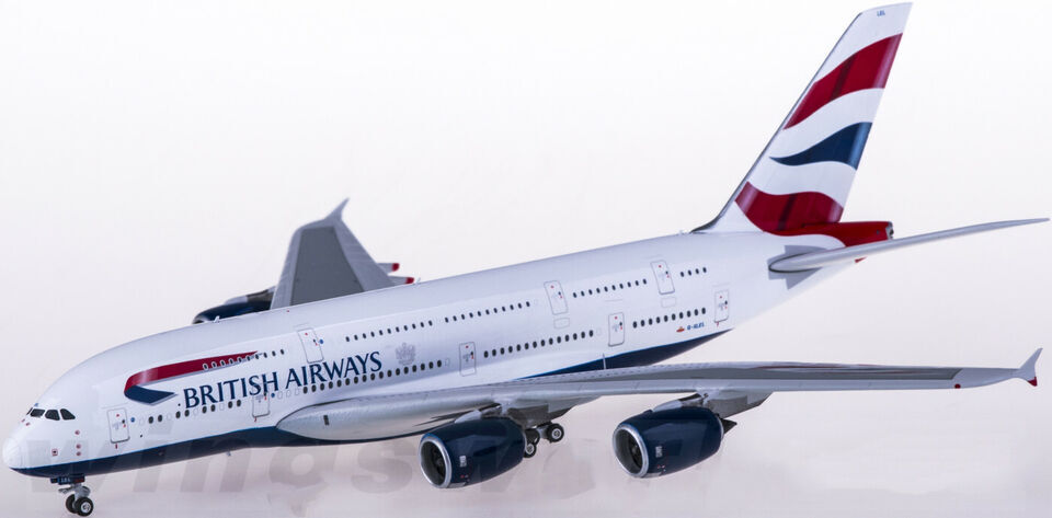 1:400 Phoenix BRITISH AIRWAYS AIRBUS A380 Passenger Airplane Diecast Plane Model