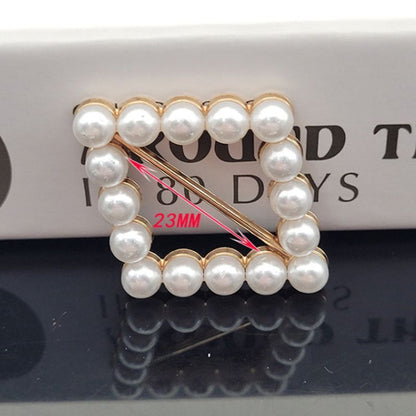 Dress Clip 2-6Pcs Metal Bead Shirt Corner Knott Artifact Waist Scarf Silk Buckle