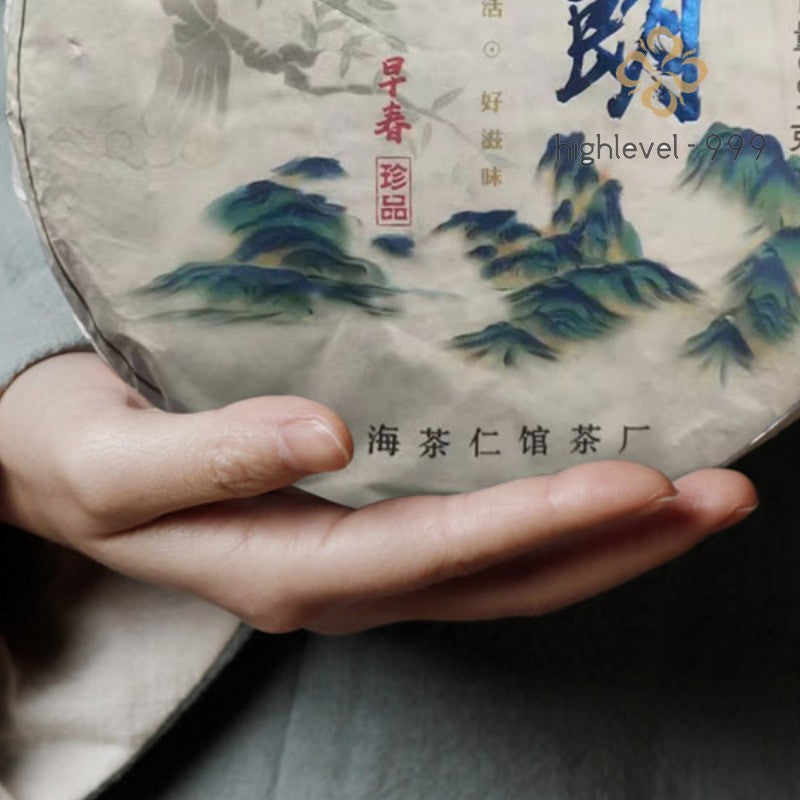 357g Raw Pu'er Cake 2023 Early Spring Bulang Mountain Yunnan China