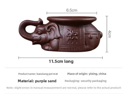 1pc Purple Sand Pot Cushion Pot Holder Teapot Base KungFu Tea Set Accessories