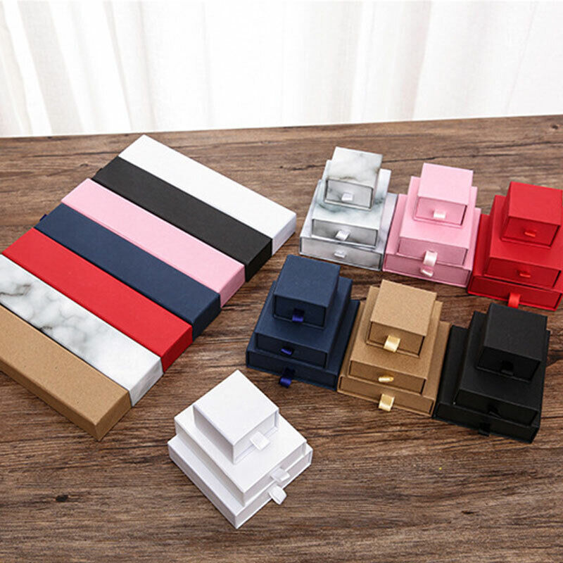 High Quality Jewellery Gift Boxes Bag Necklace Bracelet Drawer Box Jewelry Box.