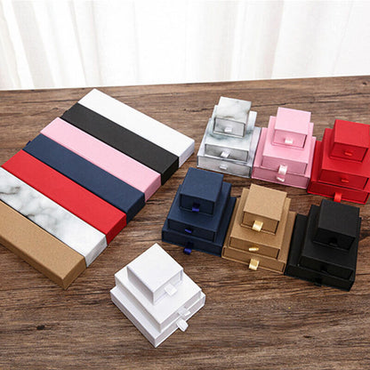 High Quality Jewellery Gift Boxes Bag Necklace Bracelet Drawer Box Jewelry Box.