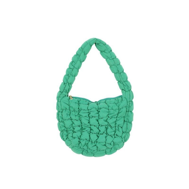 Nylon Handbag Hobos Shoulder Bags Padded Small Tote Bag Colorful Shopper Purses