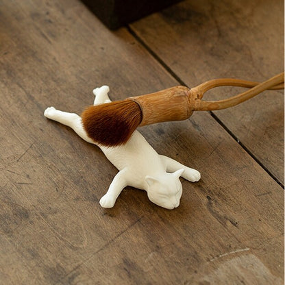 Creative Tea Pet Cat Funny Ornament Table Decoration Microlandscape Lovely Gift