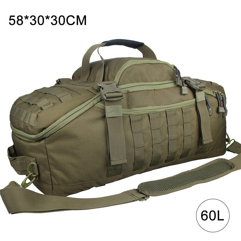 Travel Duffel Bag Tactical Backpack Strap Weekender Bag Men Women Gym Bags