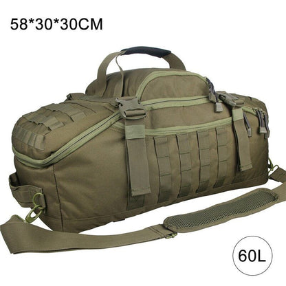 Travel Duffel Bag Tactical Backpack Strap Weekender Bag Men Women Gym Bags