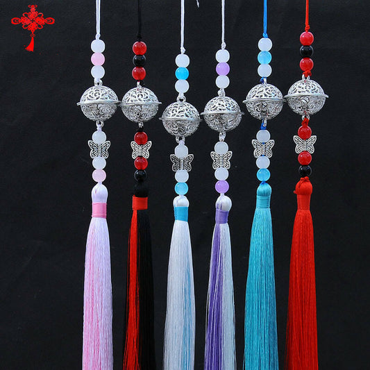 36 cm Palace Bell Tassel Crafts Car Pendant Costume Accessories Home Decor Multi