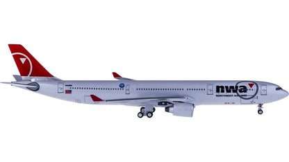 1:400 AeroClassics NWA Northwest Airlines A330-300 Passenger Plane Diecast Model