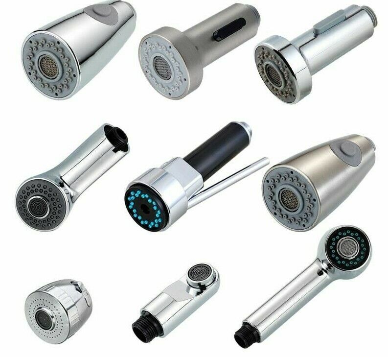 ABS Kitchen Tap Pull Out Parts Faucet Replacement Accessories Small Nozzle Head