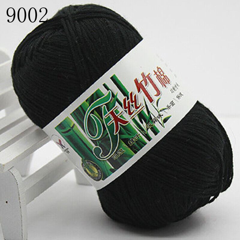 Hot Sale 50g Soft Bamboo Crochet Cotton Yarn Knitting Baby Knit Wool Yarn
