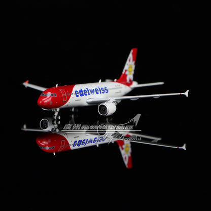 1:400 Phoenix Edelweiss AIRBUS A320 Passenger Airplane Diecast Aircraft Model