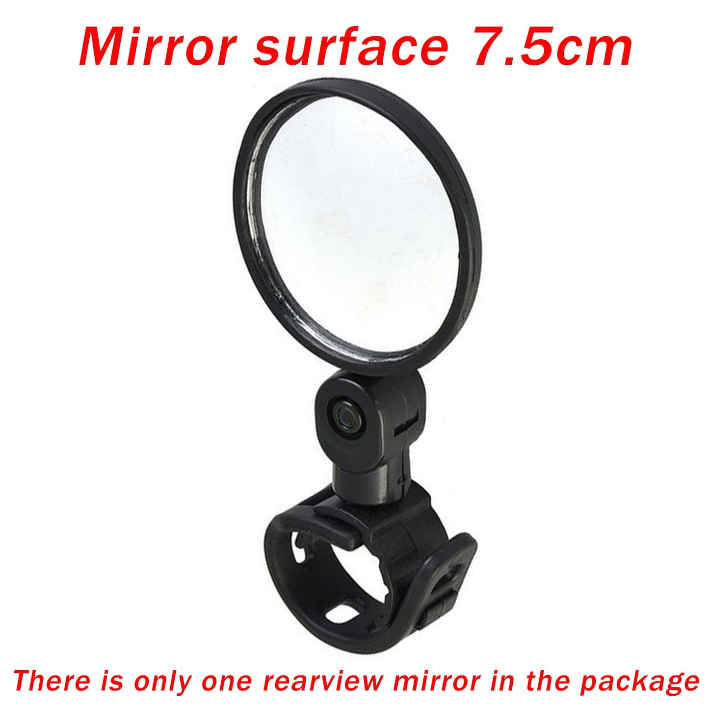 Bike Mirror Rotaty Round MTB Road Handlebar Bicycle Rear View Glass Cycling Lot