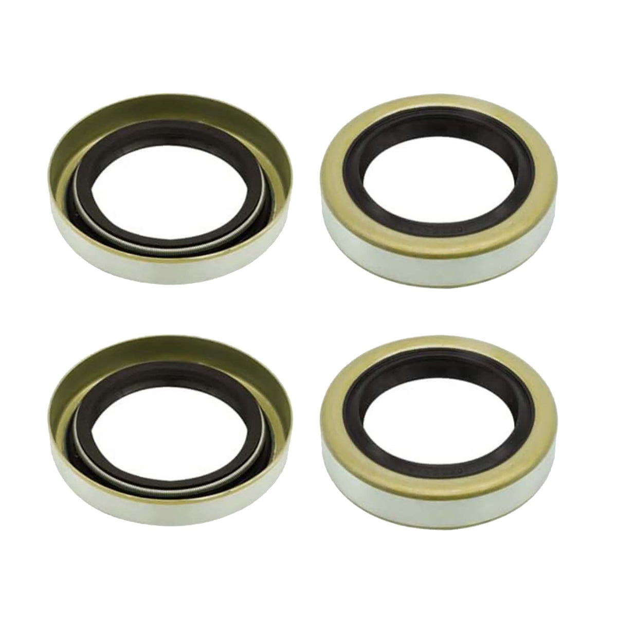 4x Trailer Hub Grease Seals For 3500 lb Trailer Axle 1.719'' x 2.565'' x 0.500''