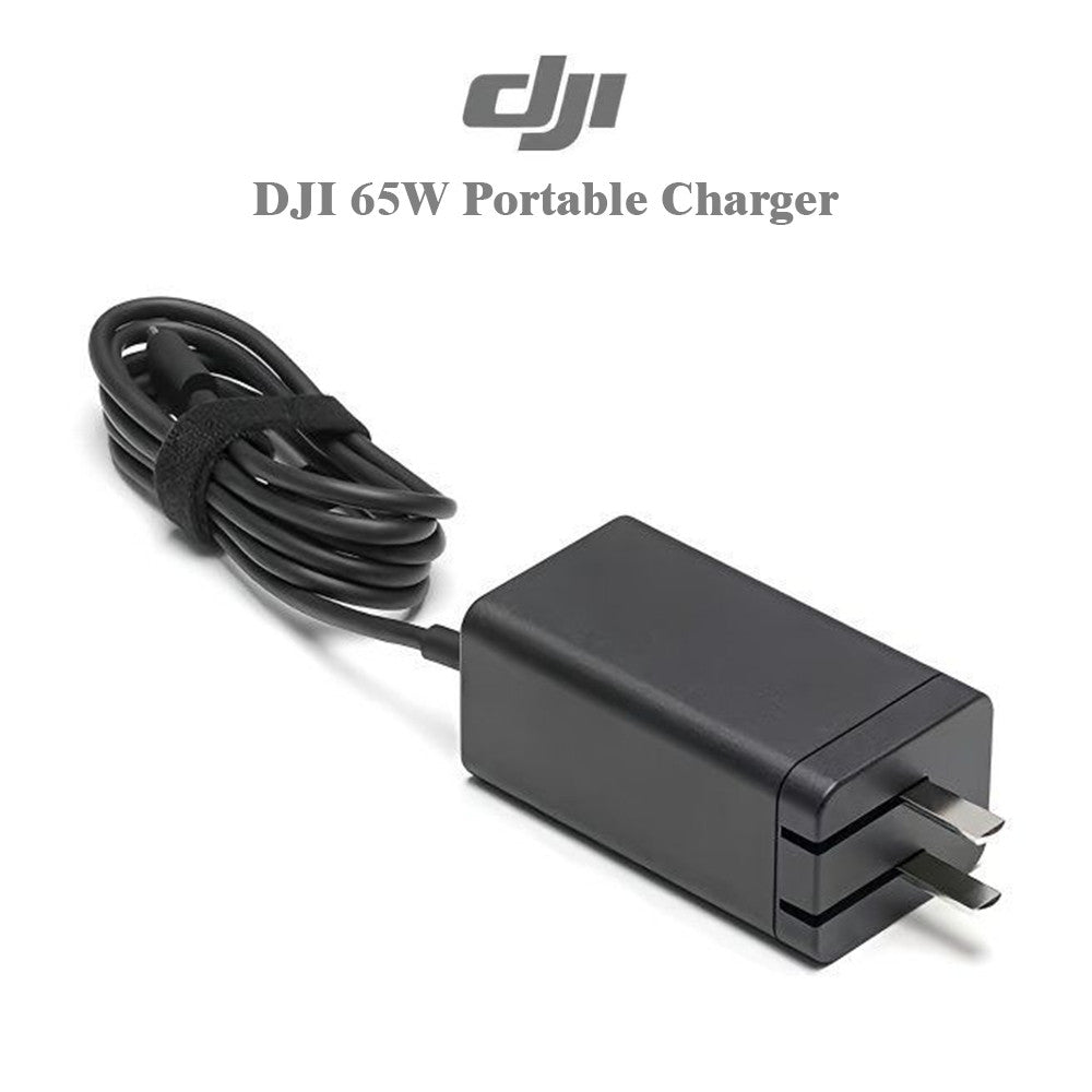 DJI 65W Portable Charger with Cable for Mavic 3,Air 3,Avata(PD-65CN) US/CN/JP/TW