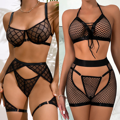 Women's Lingerie Babydoll Sleepwear Underwear G-String Lace Nightwear Dress