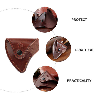 1PC Axe Sheath Hatchet Protector Case Leather Axe Head Cover Portable Axe Sheath