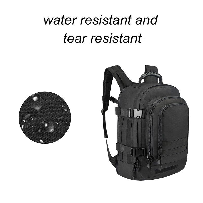 Military Tactical Backpack Rucksack Expandable Outdoor Travel Bag Camping Hiking