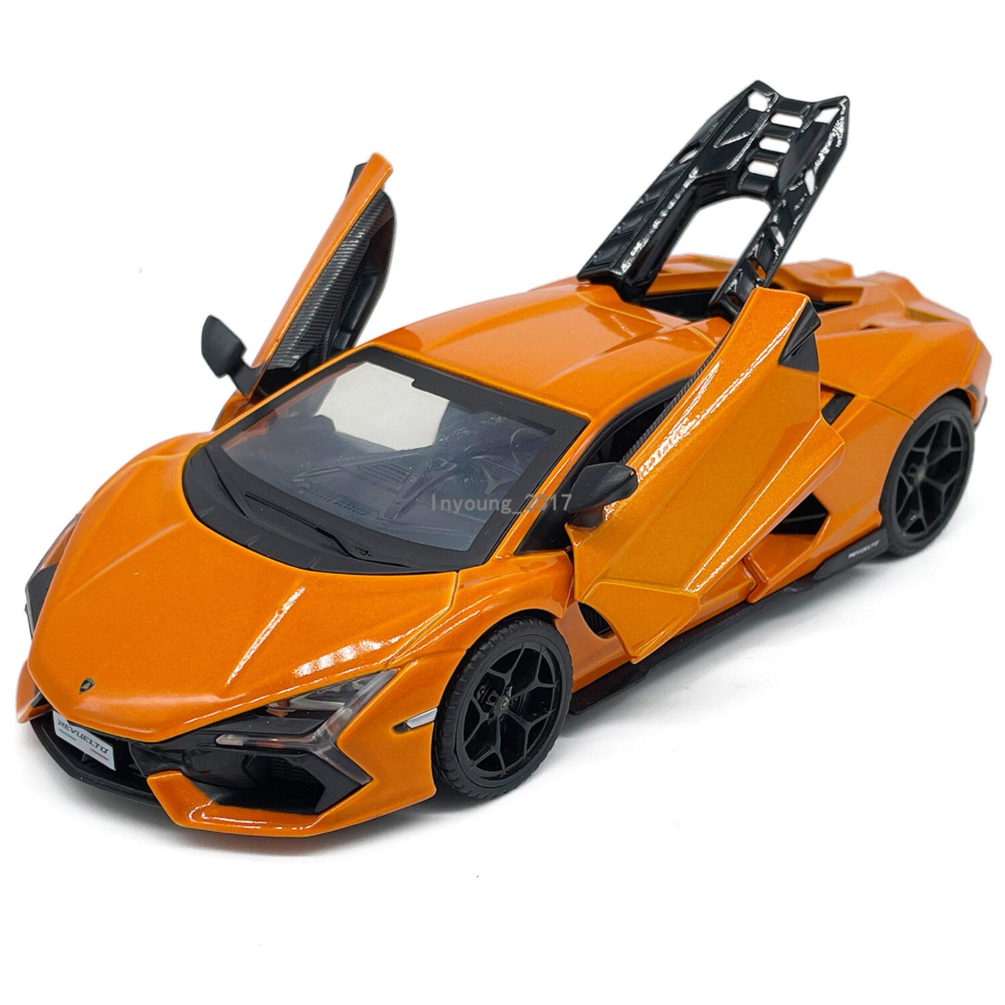 1/32 Lamborghini Revuelto Model Car Diecast Toy Cars Toys for Boys Kids Orange