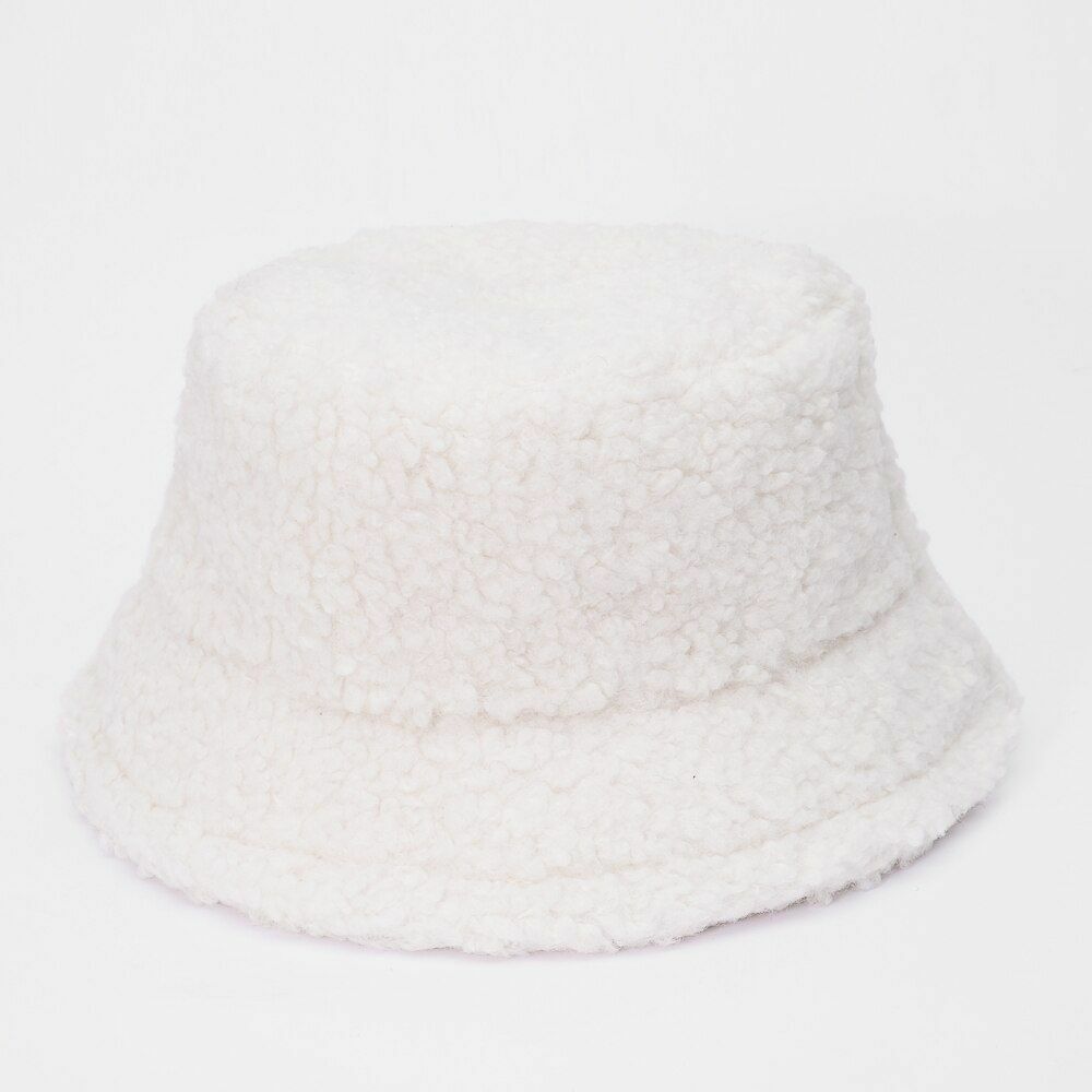 Bucket Hats Lamb Faux Fur Thickened Warm Velvet Winter Outdoor Plush Fisherman