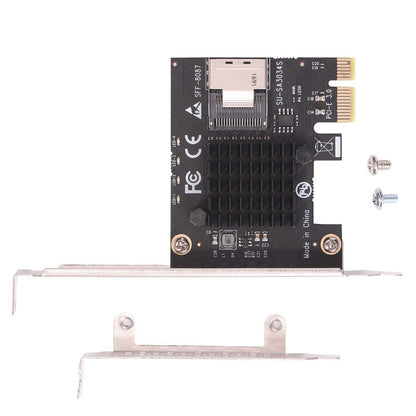 PCIe to Mini SAS SFF-8087adaptercard harddrive expansion card SATA 6GB interface