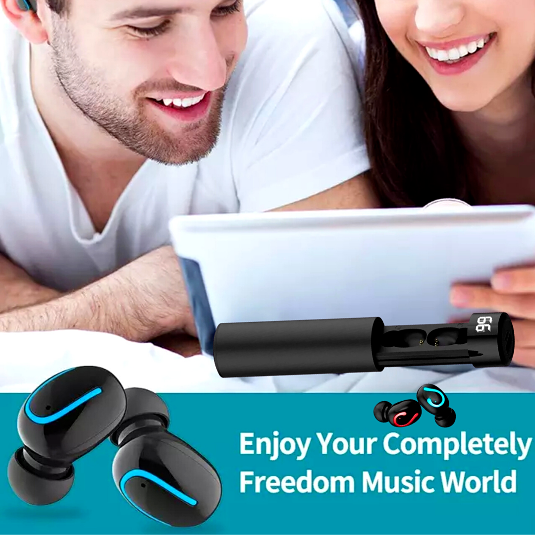 Audifonos para Telefonos Bluetooth 5.0 Inalambricos Auriculares Deportivos LED