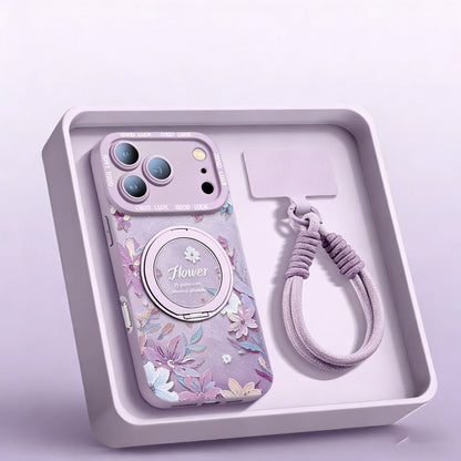 360° Rotating Stand Magnetic Phone Case for iPhone 17 ProMax/15/16/14 Phone Case