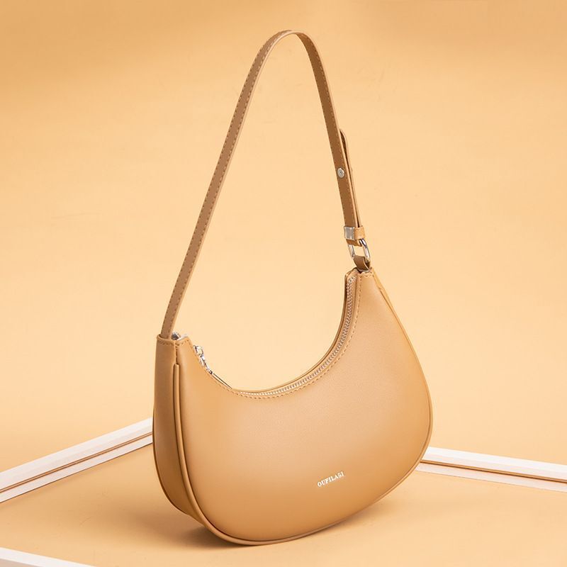 Handbags Genuine Leather Hobo Vintage Girl Shoulder Underarm Bag Purse 22*18*8CM
