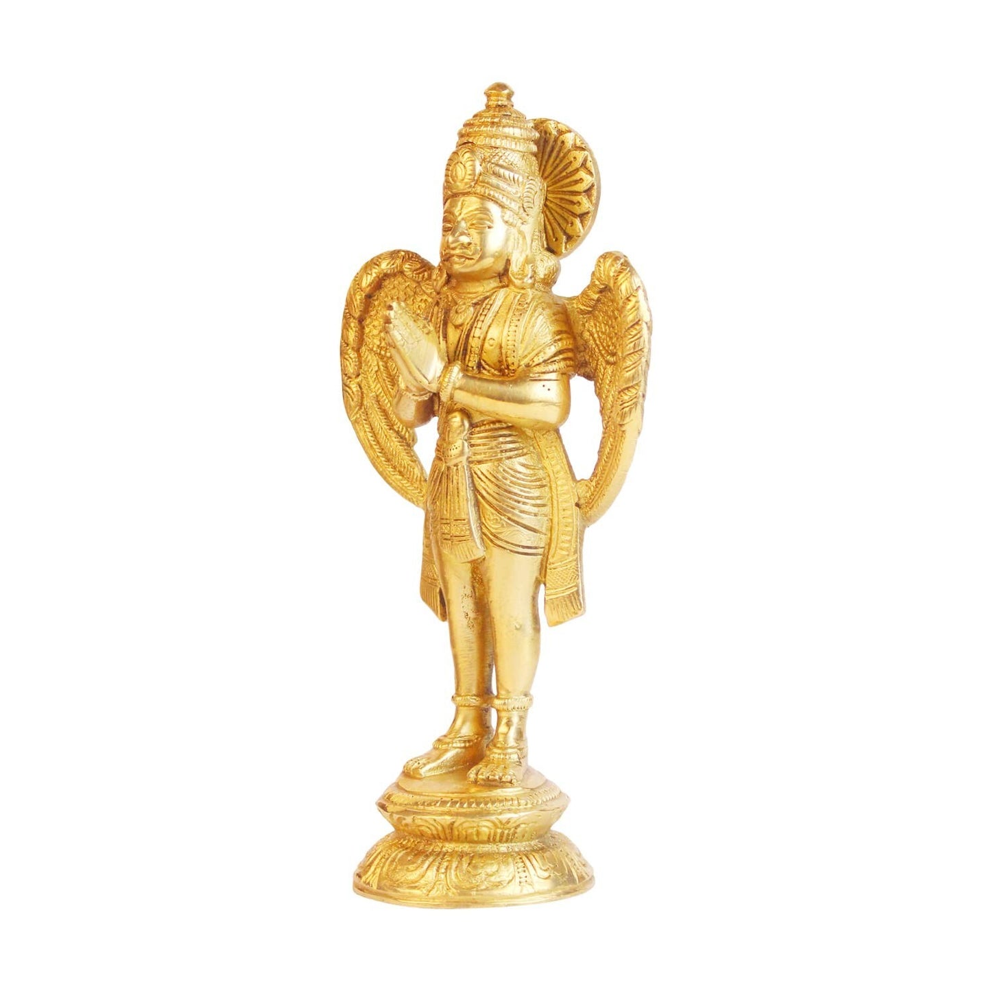 Hindu God Brass Lord Garuda Vishnu's Transport Idol Figurine Statue