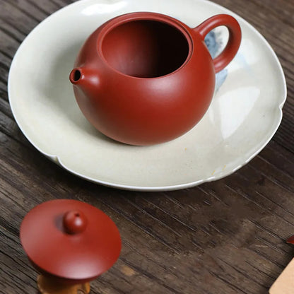 Chinese Yixing Zisha Teapot Handmade Dahongpao Tea Set Infuser Xishi Kettle
