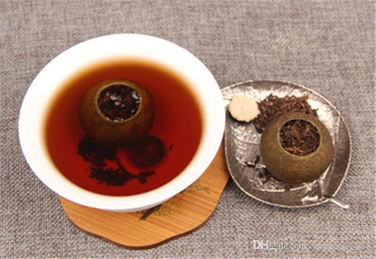 100g Small Green Mandarin Black Tea Healthy Drink Organic Tea Yunnan Pu Erh Tea