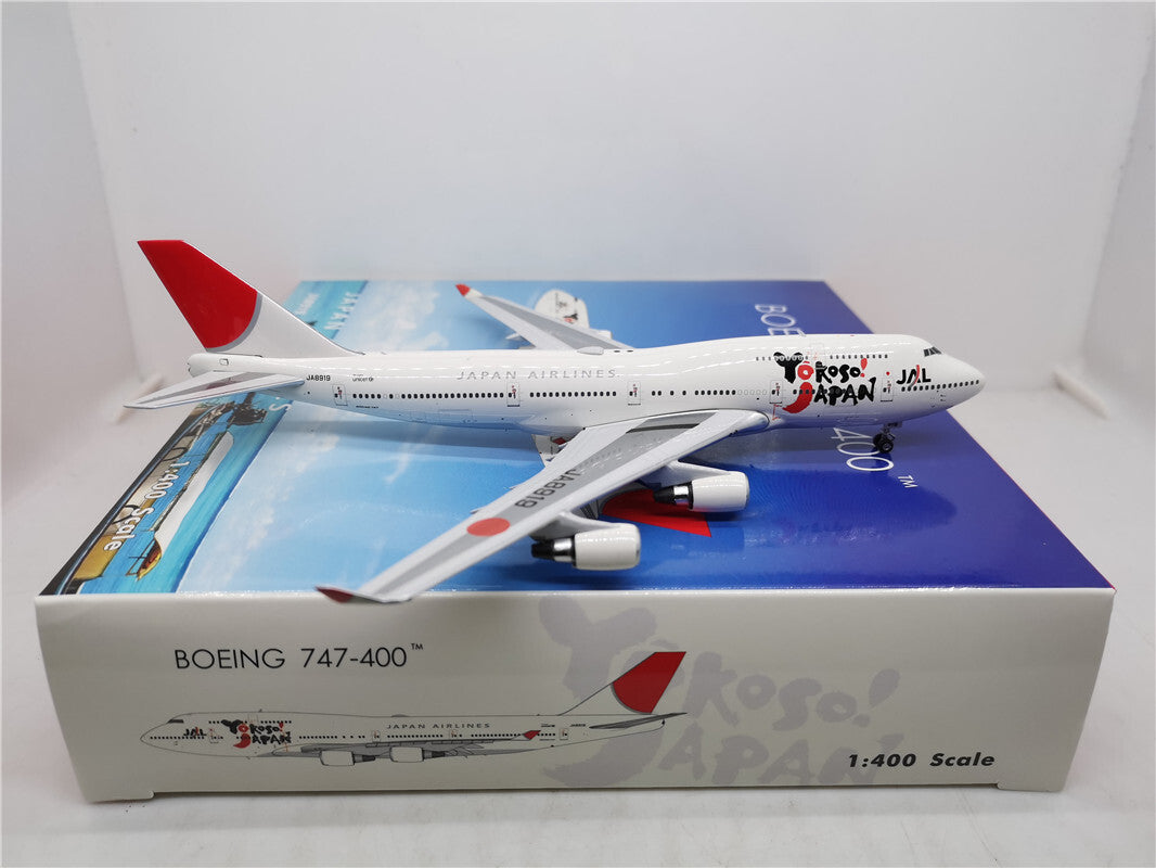 1:400 Phoenix JAPAN AIRLINES B747-400 Airplane Diecast Aircraft Plane Model