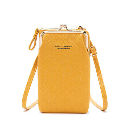 Ladis Fashion Female Mini PU Leather Shoulder Messenger Bag Small Crossbody Bags