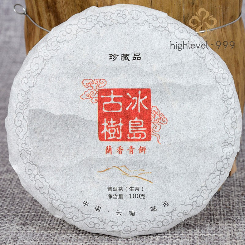 100g Yunnan Pu'er Tea 2012 Iceland Ancient Tree Raw Cake Pu Erh Raw Tea Cake