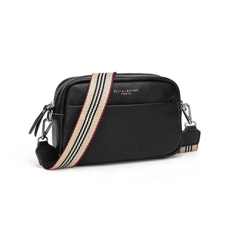 Vintage Crossbody Cowhide Cell Phone Shoulder Bag Genuine Leather Women Wallet