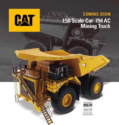 1:50 DM CAT794AC Off-Highway Truck Mine Dump Truck Construction Diecast Model