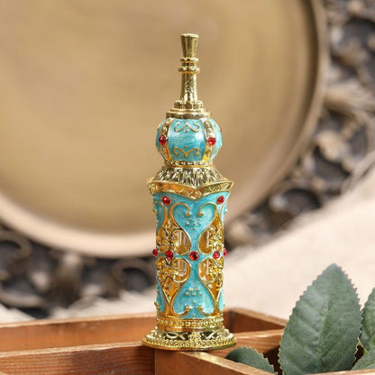 Portable Leakproof Perfume Bottle Enamel Glass Refillable Vial for Oil