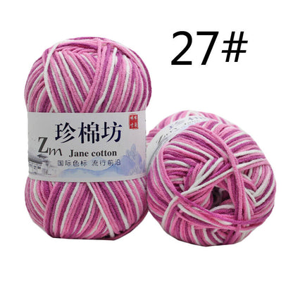 Hot Sale 50g Soft Crochet Yarn DIY Hand Milk Baby Cotton Knitting Wool Yarn