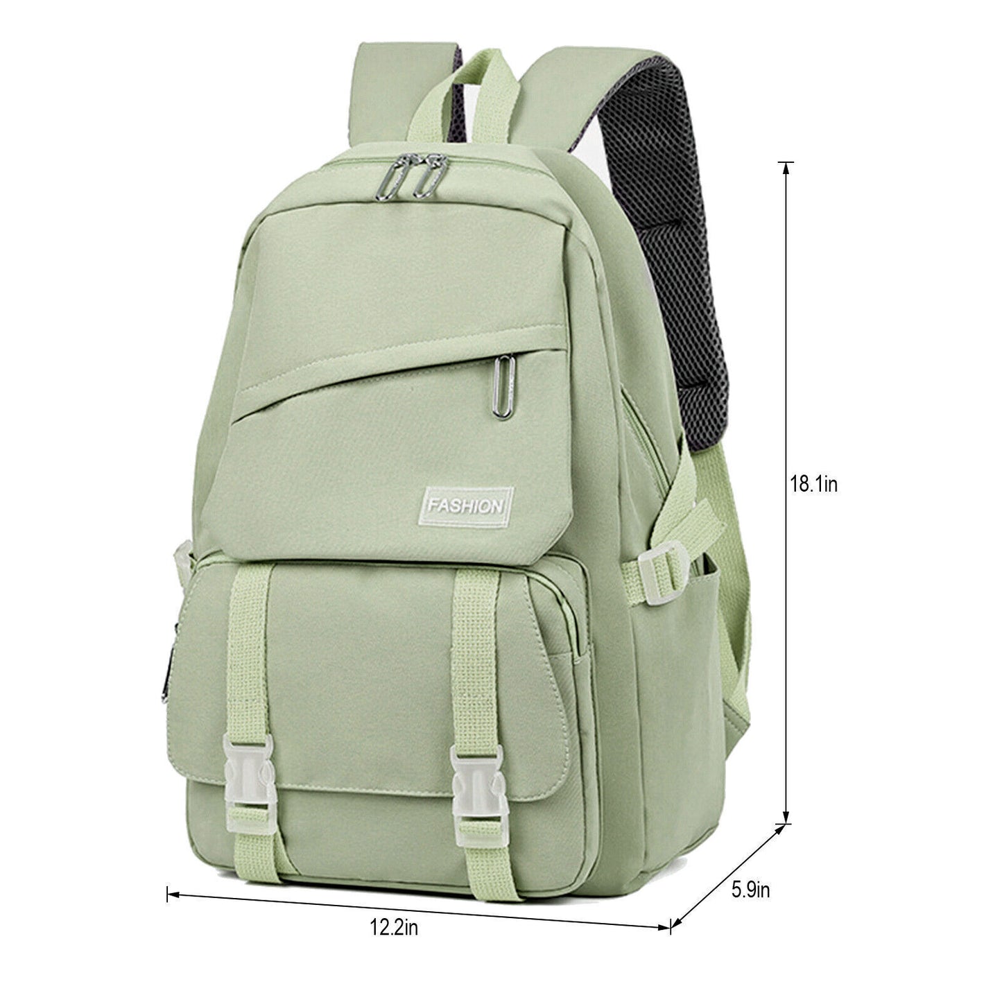 18.5" Large Girl School Backpack Bookbag Waterproof Laptop Travel Bag Rucksack