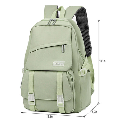 18.5" Large Girl School Backpack Bookbag Waterproof Laptop Travel Bag Rucksack