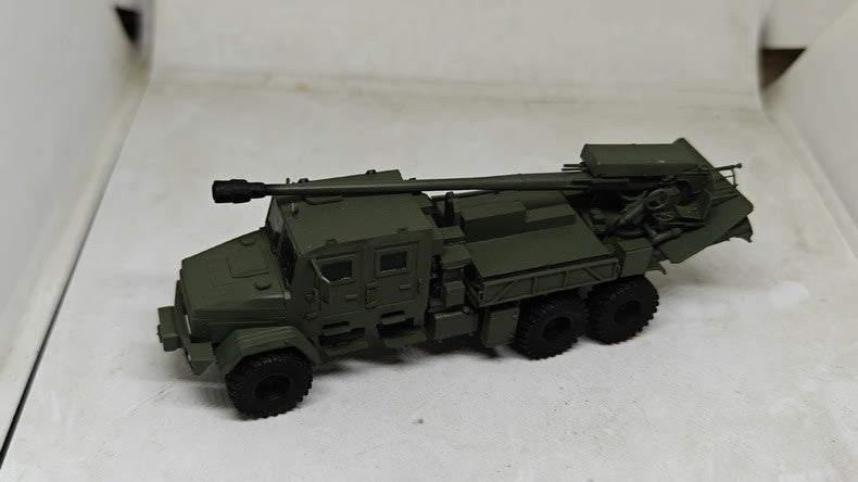3DPrinting1/72Ukraine 2S22 Bohdana Self-Propelled Howitzer Tank Finished Product