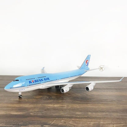 47CM 1:150 KOREAN AIR BOEING 747-400 Airplane Landing Gears Resin Plane Model