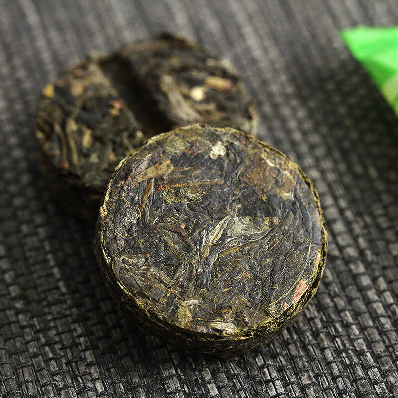 Yunnan sticky glutinous rice flavored Pu'er Pu'er tea mini raw cake 500g -