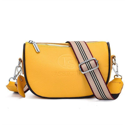 Crossbody Handbags Women'S Genuine Leather Saddle Shoulder Bag Girl Bag